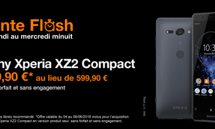 Le XZ2 compact avec forfait orange mobile