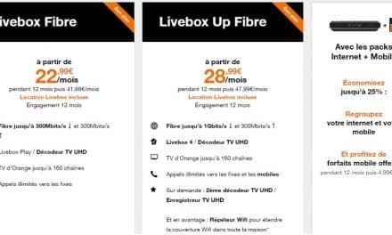 Offre orange box : Prix et caractéristiques de la livebox et livebox UP + avis