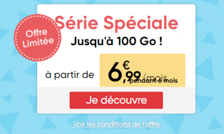 Série spéciale prixtel : jusqu’à 50Go à partir de 4.99€/mois