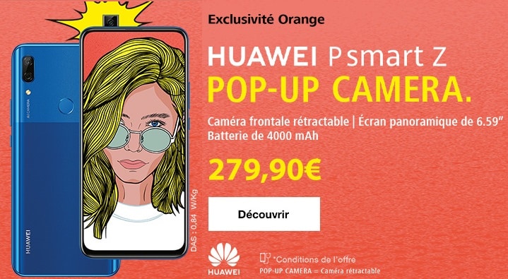 Huawei p smart Z chez orange