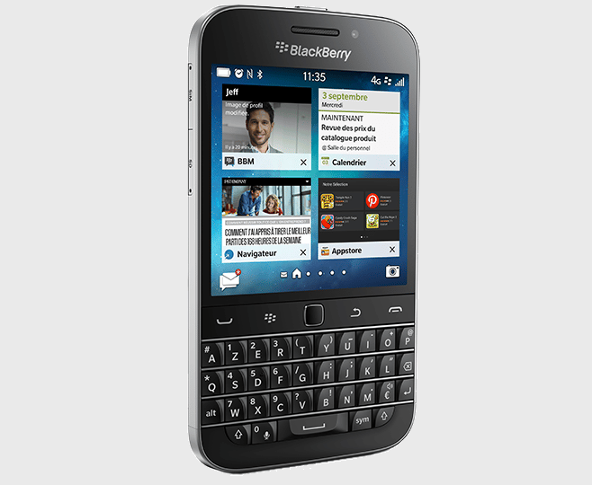 Blackberry Classic moins cher avec forfait sfr