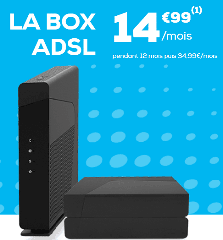 Box la poste mobile : l’ADSL à 14.99€ au lieu de 34.99€ / mois