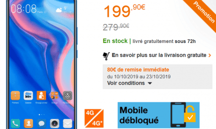 Huawei p smart Z à 199.90€ et p smart 2019 à 159.90€ sans abonnement orange