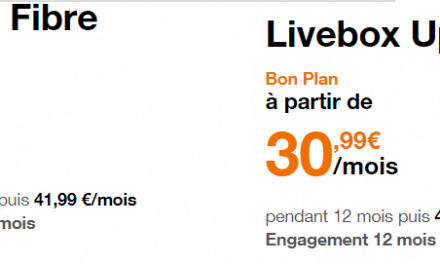Promotions orange fibre : Economisez toute l’année sur les offres livebox et livebox UP