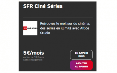 SFR ciné séries : comment profiter de l’offre sans engagement à 5 euros par mois ?