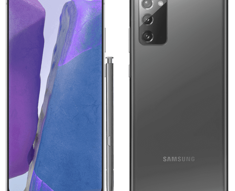 Samsung Galaxy Note 20 : Son prix avec forfait sfr, bouygues telecom et orange + sa fiche technique