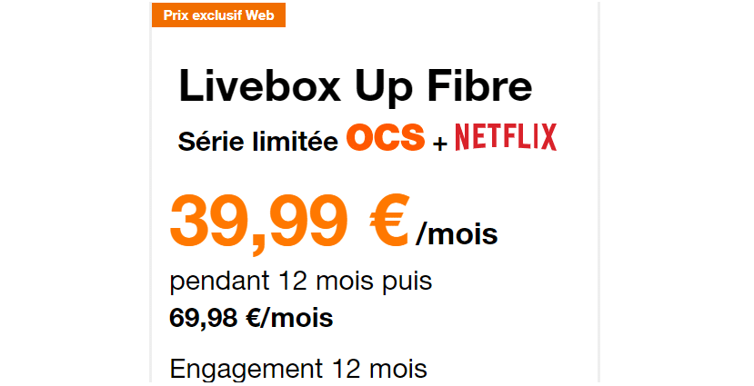 Livebox up : Prix et détails des offres ADSL/VDSL et fibre