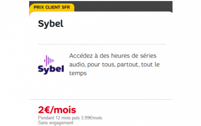 Sybel SFR en promotion : Prix et détails de l’abonnement
