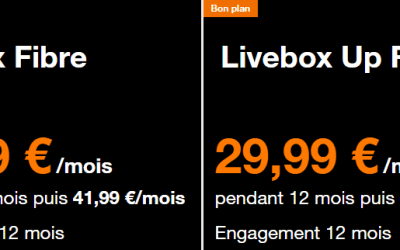 Prix box orange : Combien coûtent les offres ADSL et fibre chez l’opérateur historique français ?