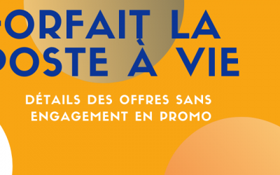Forfait mobile la poste à vie avec 100 Go, 130 Go et 250 Go avec 5G