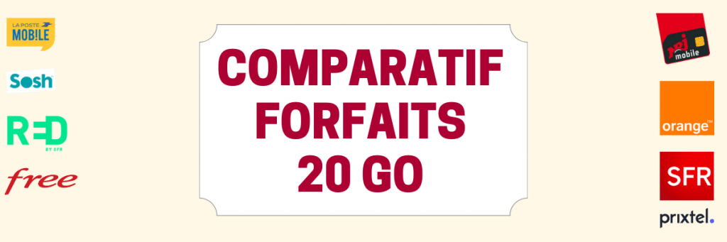 forfaits 20 go en promotion