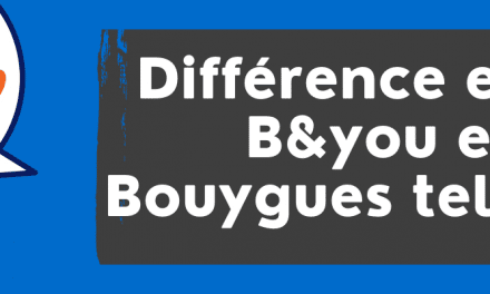 Quelle est la différence entre Bouygues et B&You ? Comparatif des 2 opérateurs