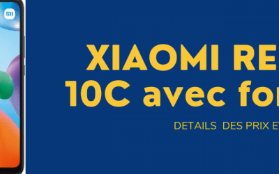 Xiaomi Redmi 10C moins cher avec forfait Orange mobile, SFR ou Bouygues Telecom et sa fiche technique