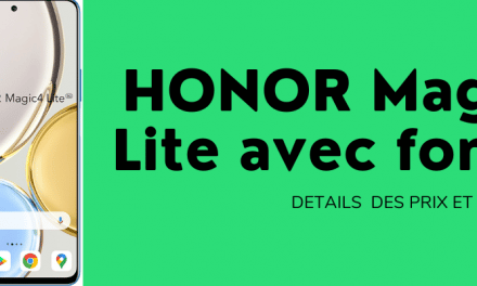 Honor Magic 4 Lite 5G : Son prix pas cher avec abonnement SFR, Bouygues telecom et Orange mobile + sa fiche technique