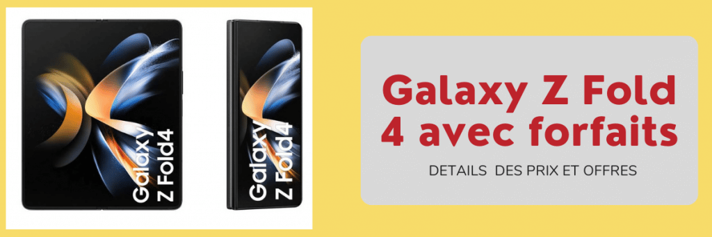 Samsung galaxy Z Fold 4 pas cher