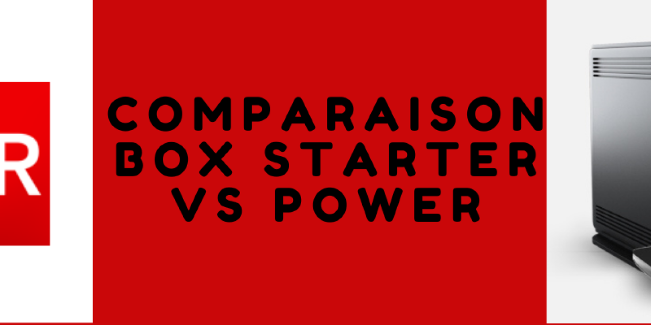Box Starter SFR ou Box Power ? Différences entre les 2 abonnements ADSL/VDSL et fibre