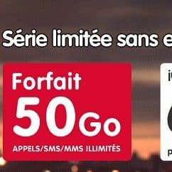 Forfait NRJ mobile 60 Go sans engagement à 7,99 €