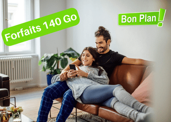 Forfait 140 Go sans engagement ou avec : prix des offres mobiles 4G/5G en promo