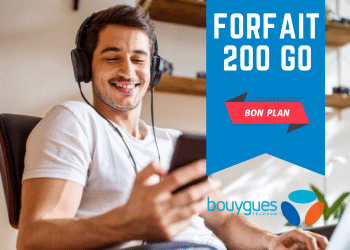 Forfait 200 Go Bouygues télécom en promotion
