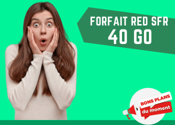 Forfait RED SFR 40 Go en promo à moins de 10 euros