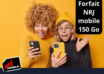 Forfait NRJ mobile 150 Go en promo à prix exceptionnel et sans engagement