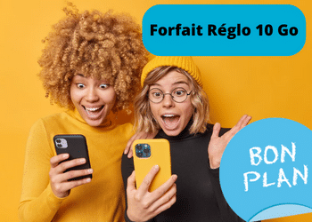 Forfait 10 Go Réglo mobile : Prix promo, caractéristiques, réseau, avantages, avis