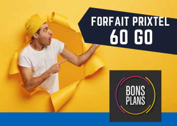 Forfait 60 Go Prixtel mobile à prix promo