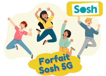 Forfait 5G Sosh sans engagement pas cher