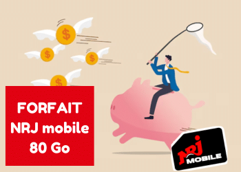 Forfait NRJ mobile 80 Go à prix pas cher