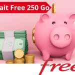 Forfait Free 250 Go en promo