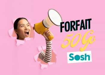 Forfait Sosh 50 Go sans engagement