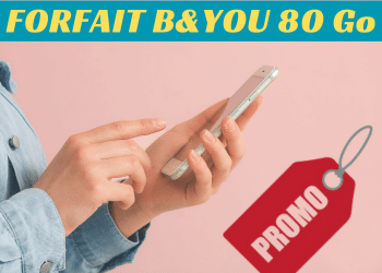 Forfait B&You 80 Go sans engagement en promo