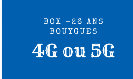 Box Bouygues moins 26 ans en promo à vie et sans engagement