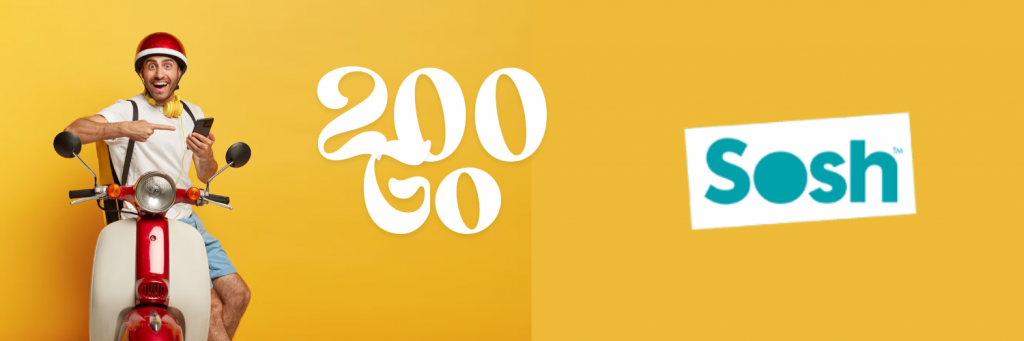 Forfait Sosh 200 Go à moins de 10 euros