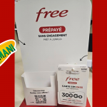 Cartes SIM prépayées Free mobile en vente chez Stokomani