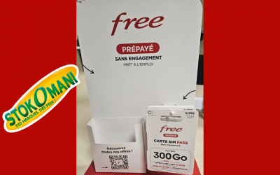C’est désormais possible de commander les cartes SIM prépayés Free mobile chez Stokomani