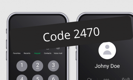 Quelle est la fonction du code 2470 sur un smartphone ?