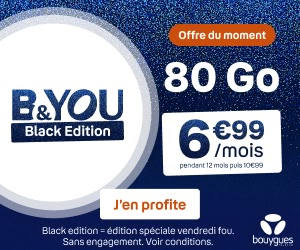 Forfait B&You black Friday 80 Go